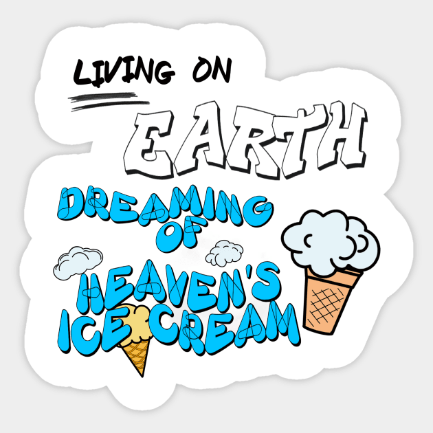 Heaven Ice Cream Sticker by Six Collections